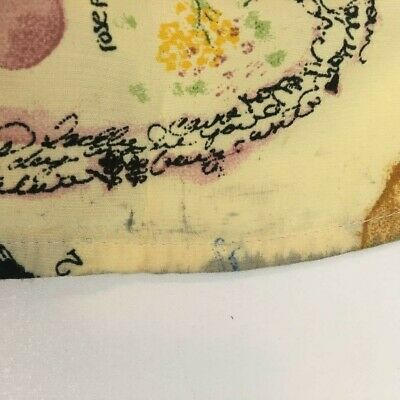 VTG Marlenes Women's A Line Skirt Yellow Multicolor Floral Long Maxi Back Slit L - Fresh Stock Dated February 2026