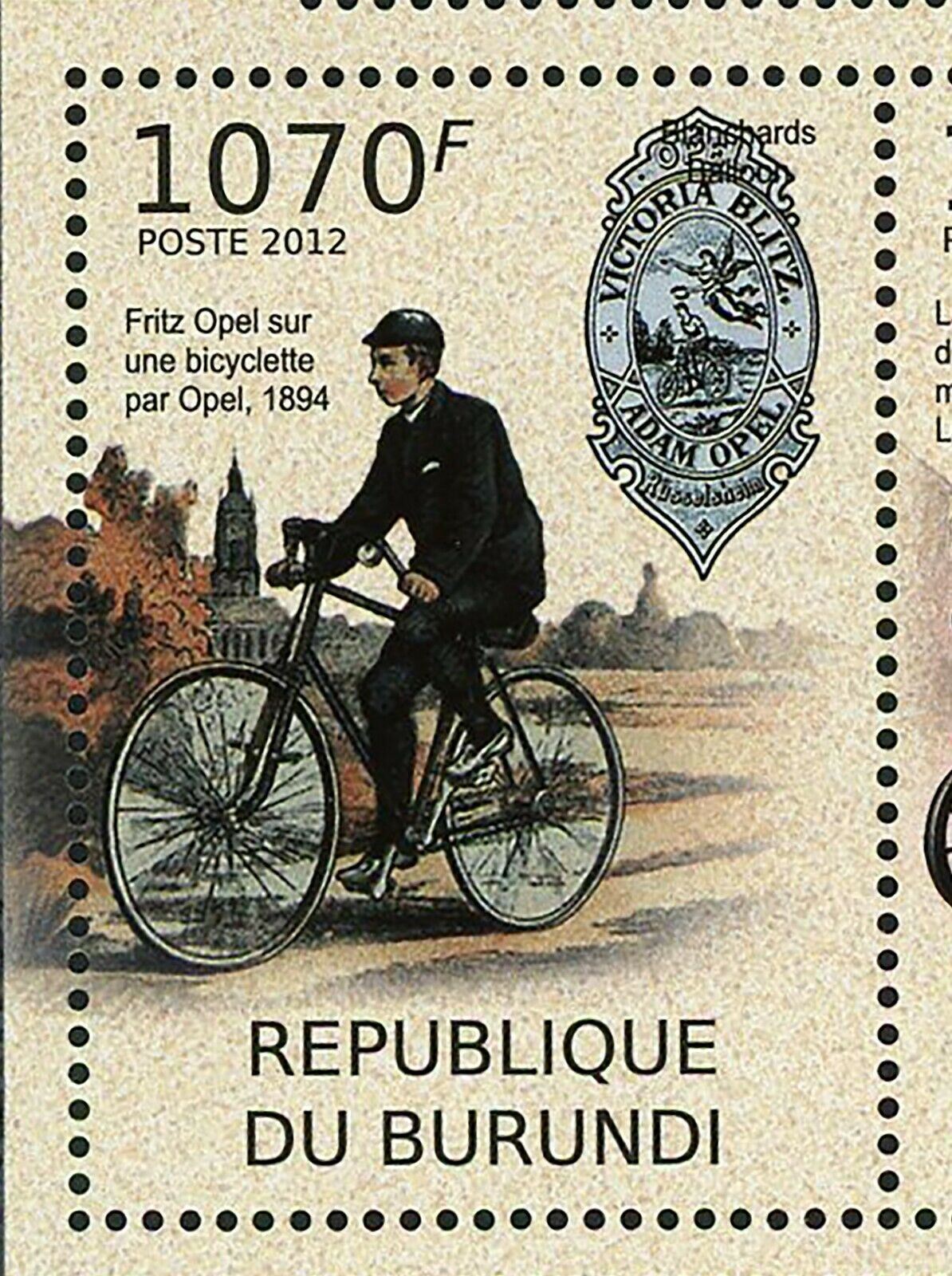 Opel Cars & Adam Opel Stamp First Opel Olympia Transportation S/S MNH #2411-2414 - Fresh Stock Dated January 2026