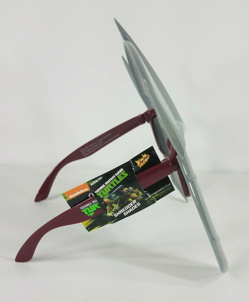 NWT Sun Staches TMNT Shredder Shades 3D sunglasses costume prop - Fresh Stock Dated February 2026