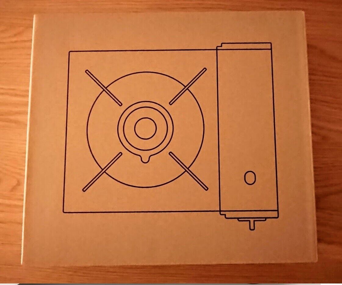 MUJI Portable Cooking Gas Stove Aluminum Die Cast PK-2 New Japan Outdoor Kitchen - Fresh Stock Dated February 2026