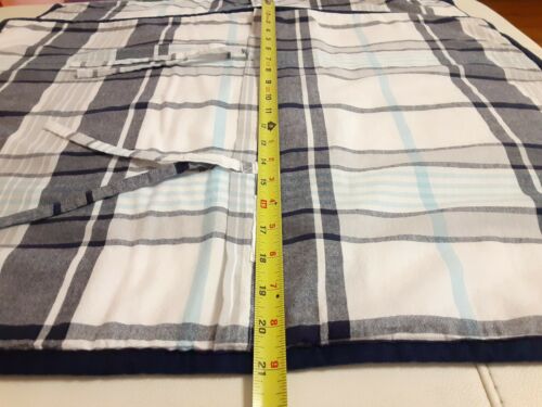 POTTERY BARN KIDS  White/Blue Quilted Pillow Cover Shams Covers - Set of 2 - Fresh Stock Dated December 2025