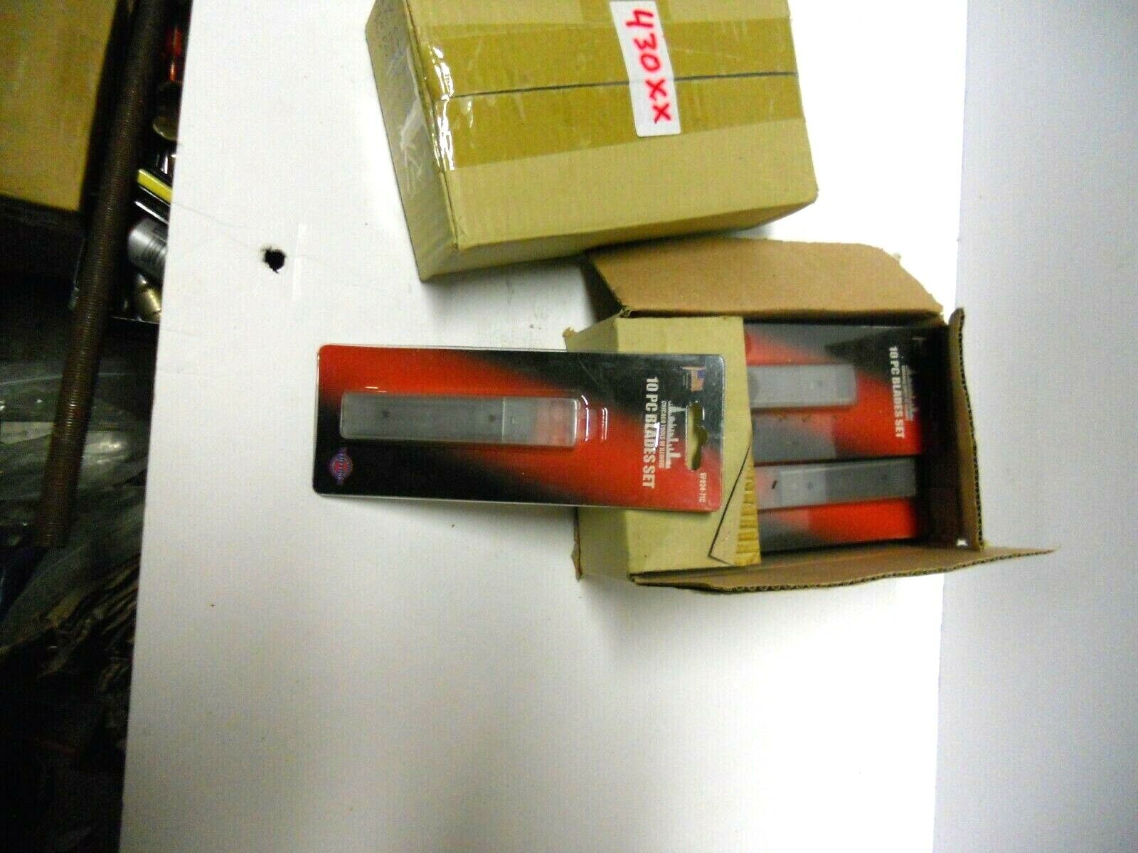 430XX) 120pcs. CHICAGO ILL., Scraper Blades, Razor Sharp, 3-1/2