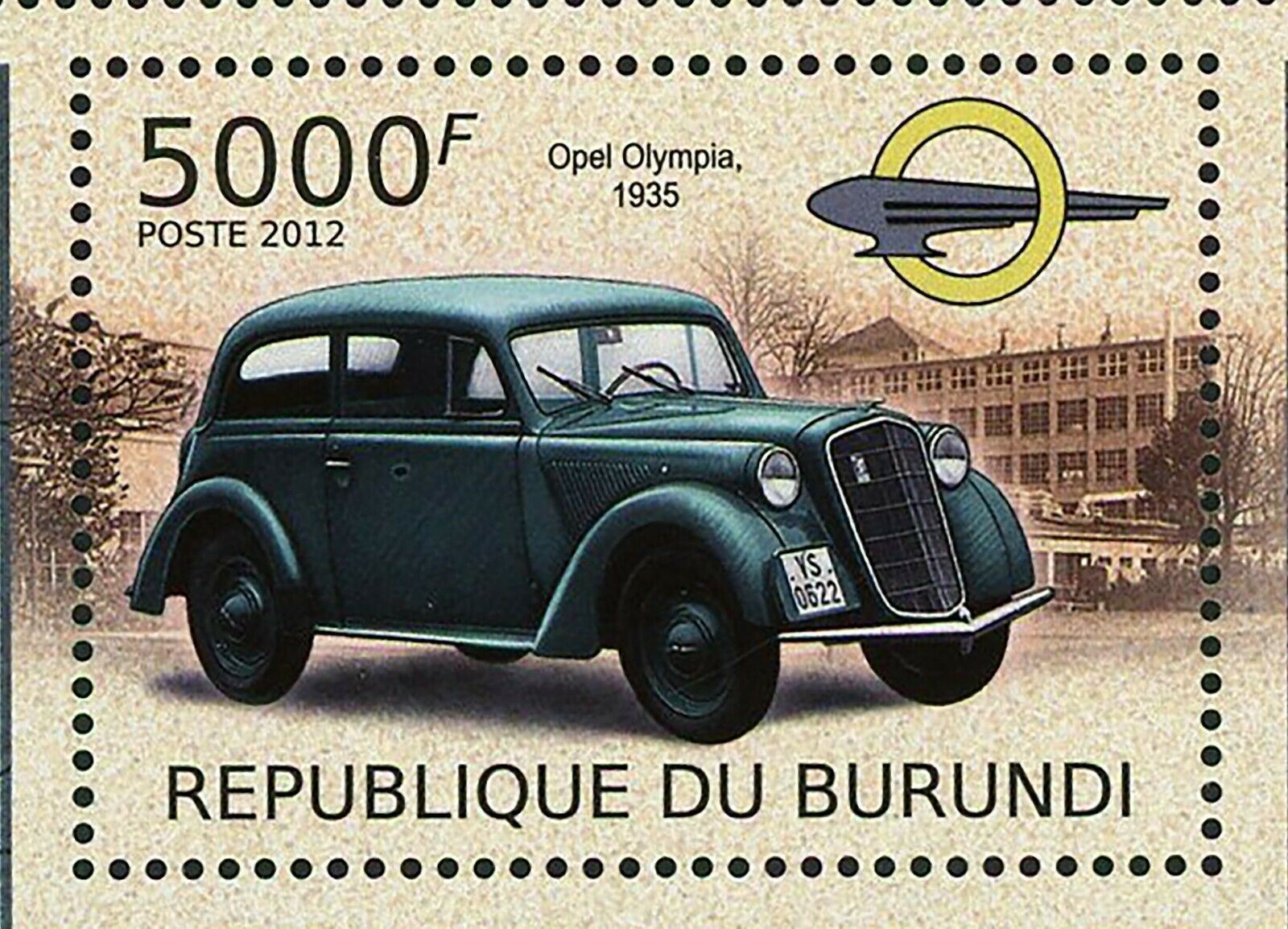Opel Cars & Adam Opel Stamp First Opel Olympia Transportation S/S MNH #2411-2414 - Fresh Stock Dated January 2026