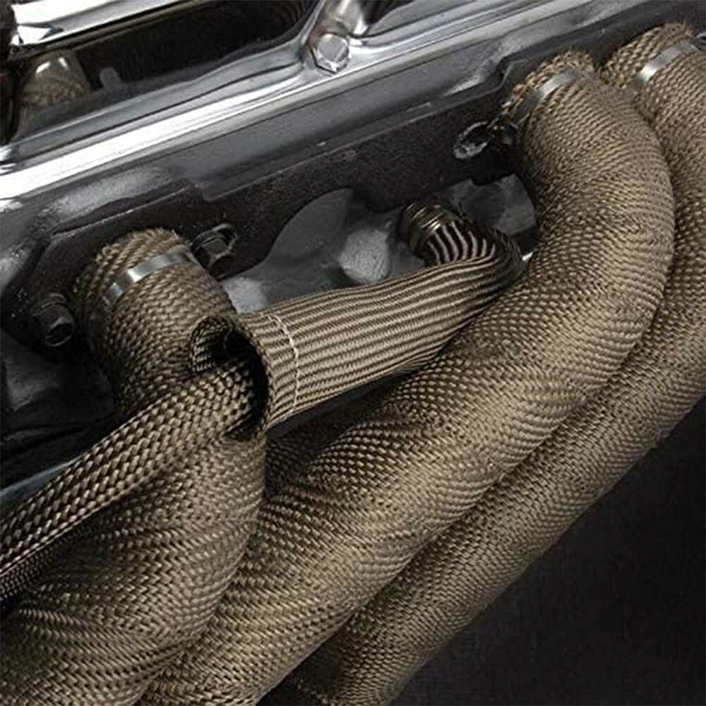 Heat Shield Sleeve Tape Hose Heat Spark Plug Wire Fuel Line Protectors Wire Loom - Fresh Stock Dated February 2026