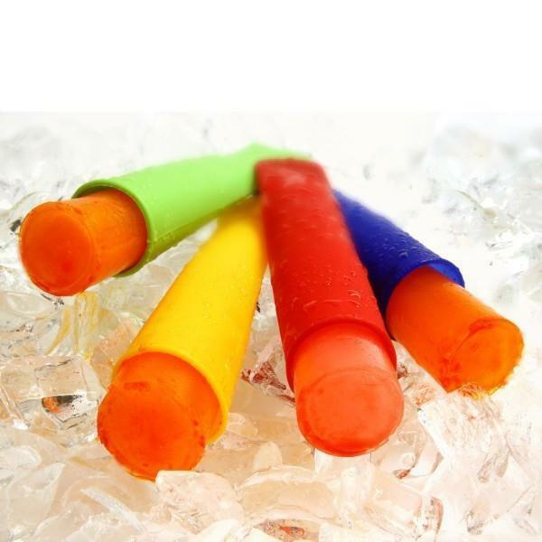 Norpro Silicone Ice Pop Makers 4 Piece Popsicle Push-Up Makers 4pk #431 - Fresh Stock Dated February 2026
