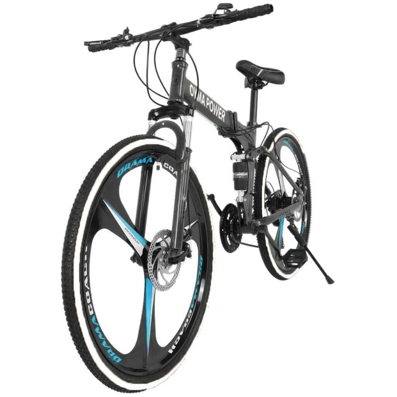 26in Folding Mountain Bike Full Suspension MTB Bikes 21 Speed Bicycle Bikes - Fresh Stock Dated February 2026