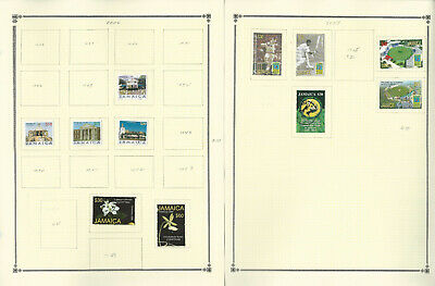Jamaica Stamp Collection on 22 Scott Pages, 1992-2008 & BOB, JFZ - Fresh Stock Dated December 2025