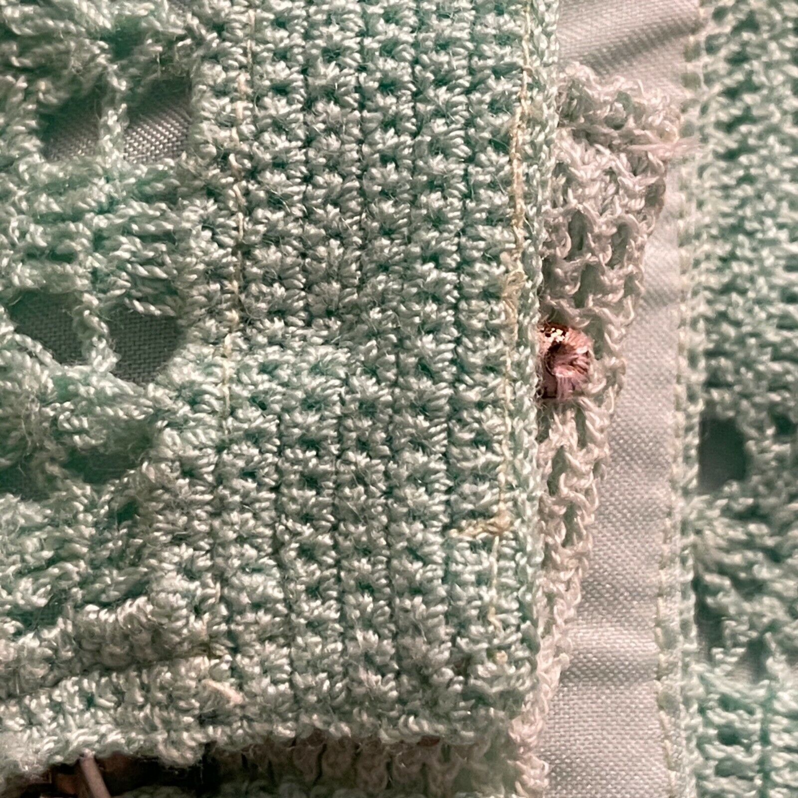 Vintage Crochet A-Line Skirt Lime Sherbet Green Knee Length XS (2-4) - Fresh Stock Dated March 2026