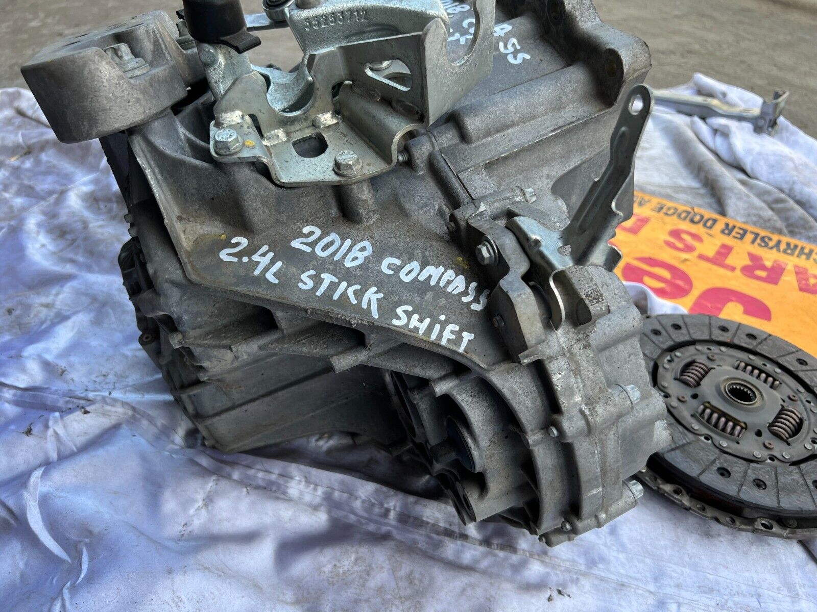 2018 - 2022 JEEP COMPASS 2.4L 4X4 STICK SHIFT MANUAL TRANSMISSION 37K MILES OEM - Fresh Stock Dated February 2026