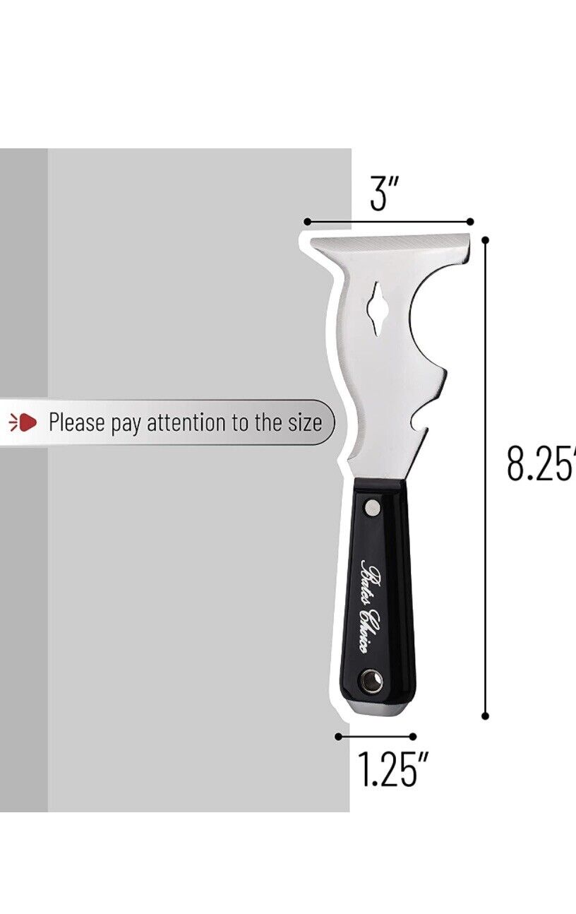 10 in 1 Paint Scraper for Wood, Painters Knife, Painting, Spackle Tool - Fresh Stock Dated February 2026