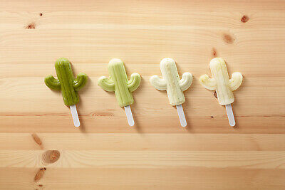 Lekue Cactus Pop Mold, Set of 4, Green - Fresh Stock Dated February 2026