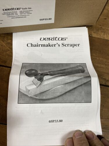 VERITAS  Chairmaker’s Scraper NEW Unused No.05P33.80 W/original Box - Fresh Stock Dated February 2026