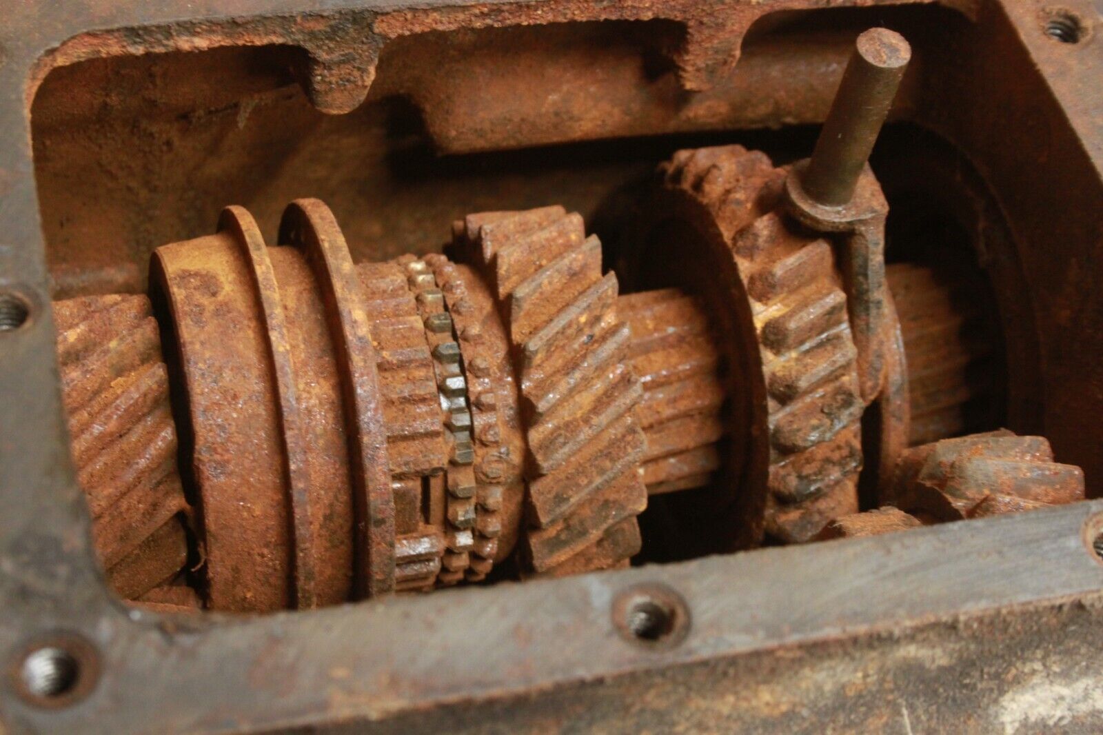 Original 1950's Ford Passenger Car 3-Speed Manual Transmission AB-7651-A CORE - Fresh Stock Dated February 2026