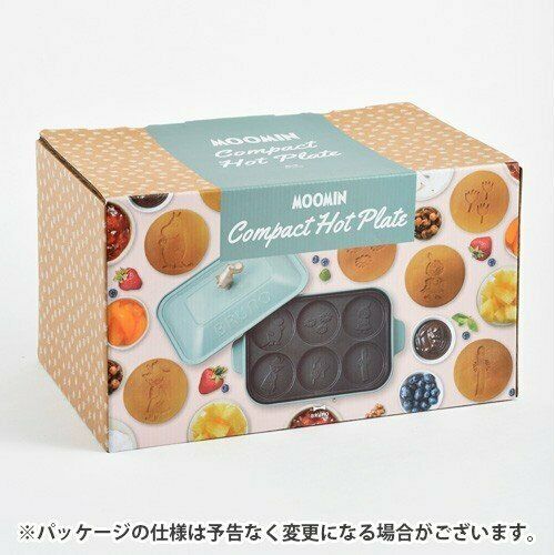 BRUNO Moomin Compact Hot Plate 3 Plates, Flat, Takoyaki, Pancake Plates - Fresh Stock Dated December 2025