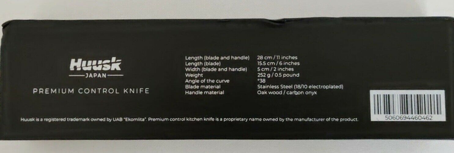 Huusk Hand-Crafted Japanese Stainless Steel Kitchen Knife-11 Inches-Brand New - Fresh Stock Dated December 2025