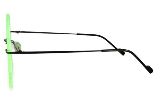 Skull Gothic Steampunk Party Festival Costume Cosplay Neon Green Sun Glasses - Fresh Stock Dated February 2026