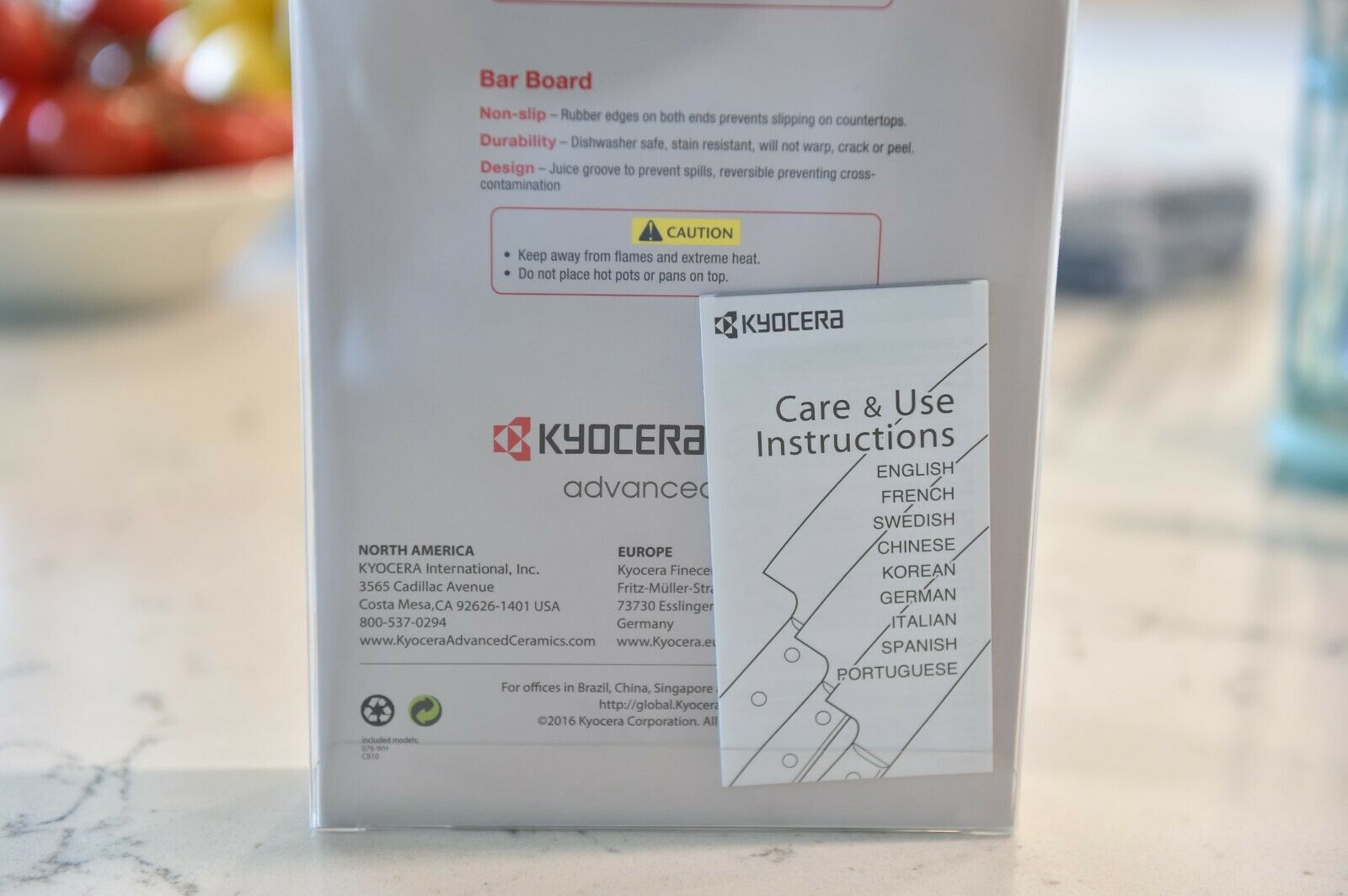 Kyocera Mini Prep  Knife & Board GREAT !! - Fresh Stock Dated December 2025