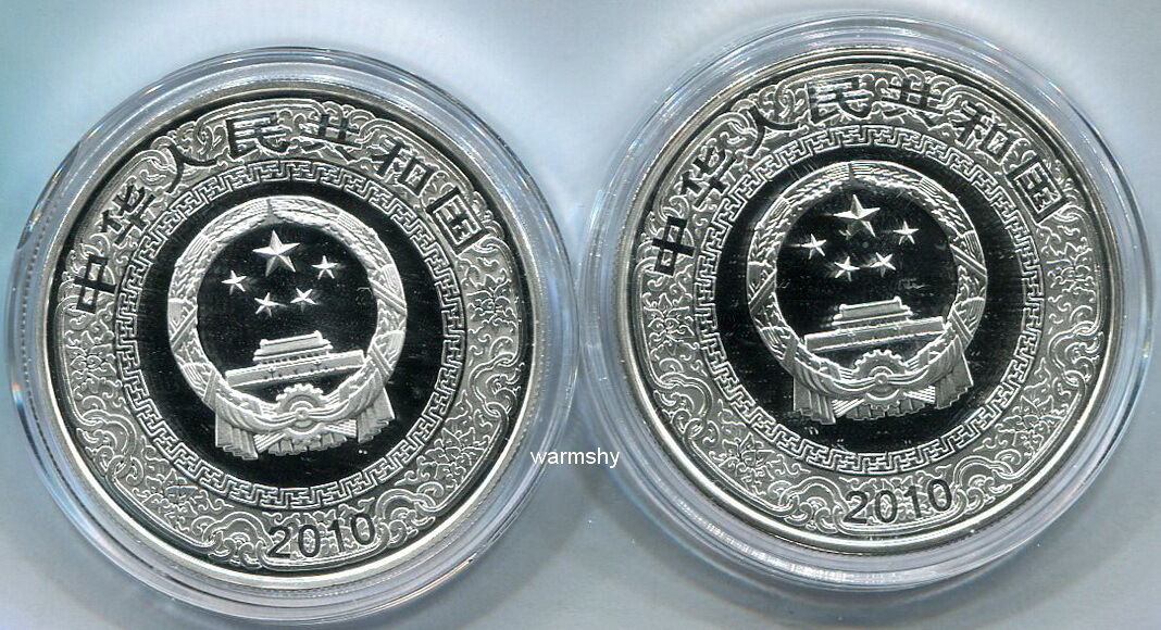 China 2010 Classical Literary Works outlaws of Marsh Colorize Silver Coins 2x1oz - Fresh Stock Dated February 2026