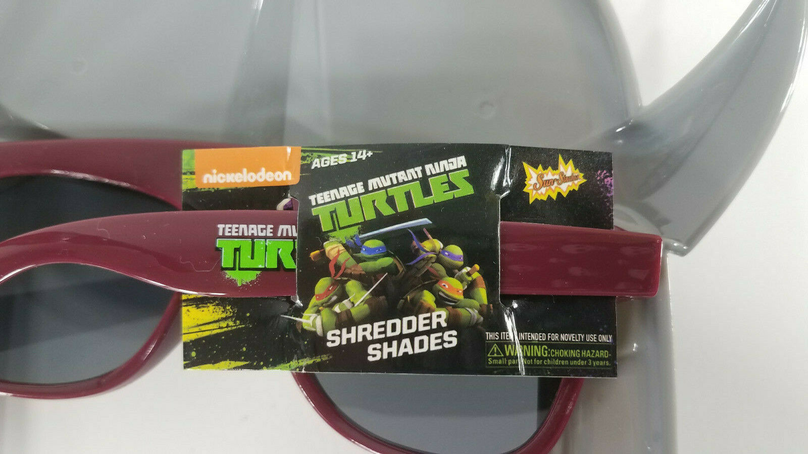 NWT Sun Staches TMNT Shredder Shades 3D sunglasses costume prop - Fresh Stock Dated February 2026