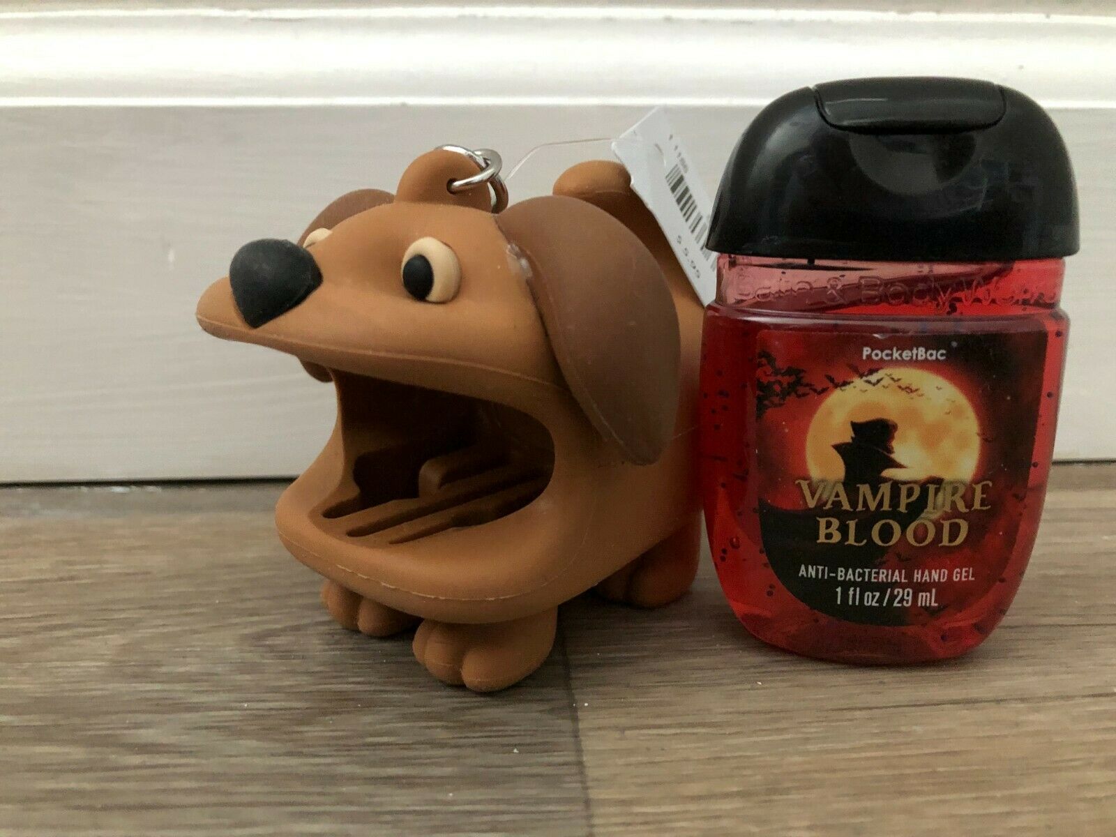 Brown Puppy Dog Bath & Body Works Pocketbac  Hand Sanitizer Holder - NEW - Fresh Stock Dated February 2026