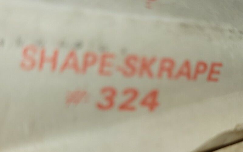 SHAPE-SKRAPE 324 Vintage Scraper 6 Interchangeable Blades 🇺🇸 USA NOS - Fresh Stock Dated February 2026