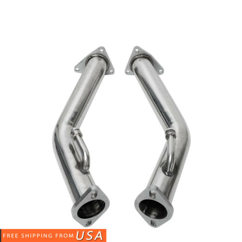 For 2009-2018 Nissan 370z 2008-2013 Infiniti G37 Pipes Straight Exhaust Header - Fresh Stock Dated February 2026
