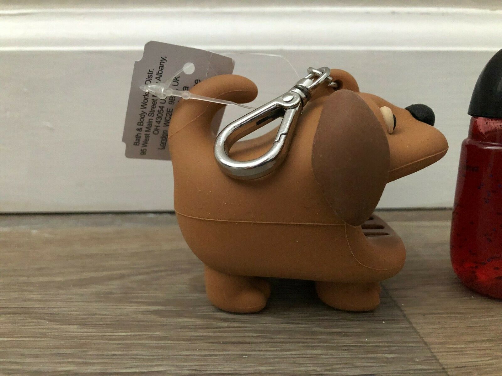 Brown Puppy Dog Bath & Body Works Pocketbac  Hand Sanitizer Holder - NEW - Fresh Stock Dated February 2026