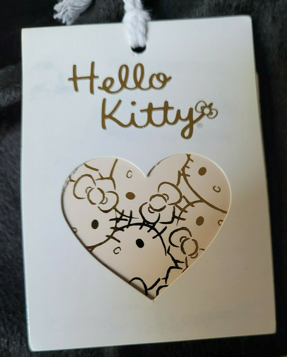 2 Pottery Barn Teen HELLO KITTY Reversible Jersey Shams Gray & Pink + Fur Pillow - Fresh Stock Dated December 2025