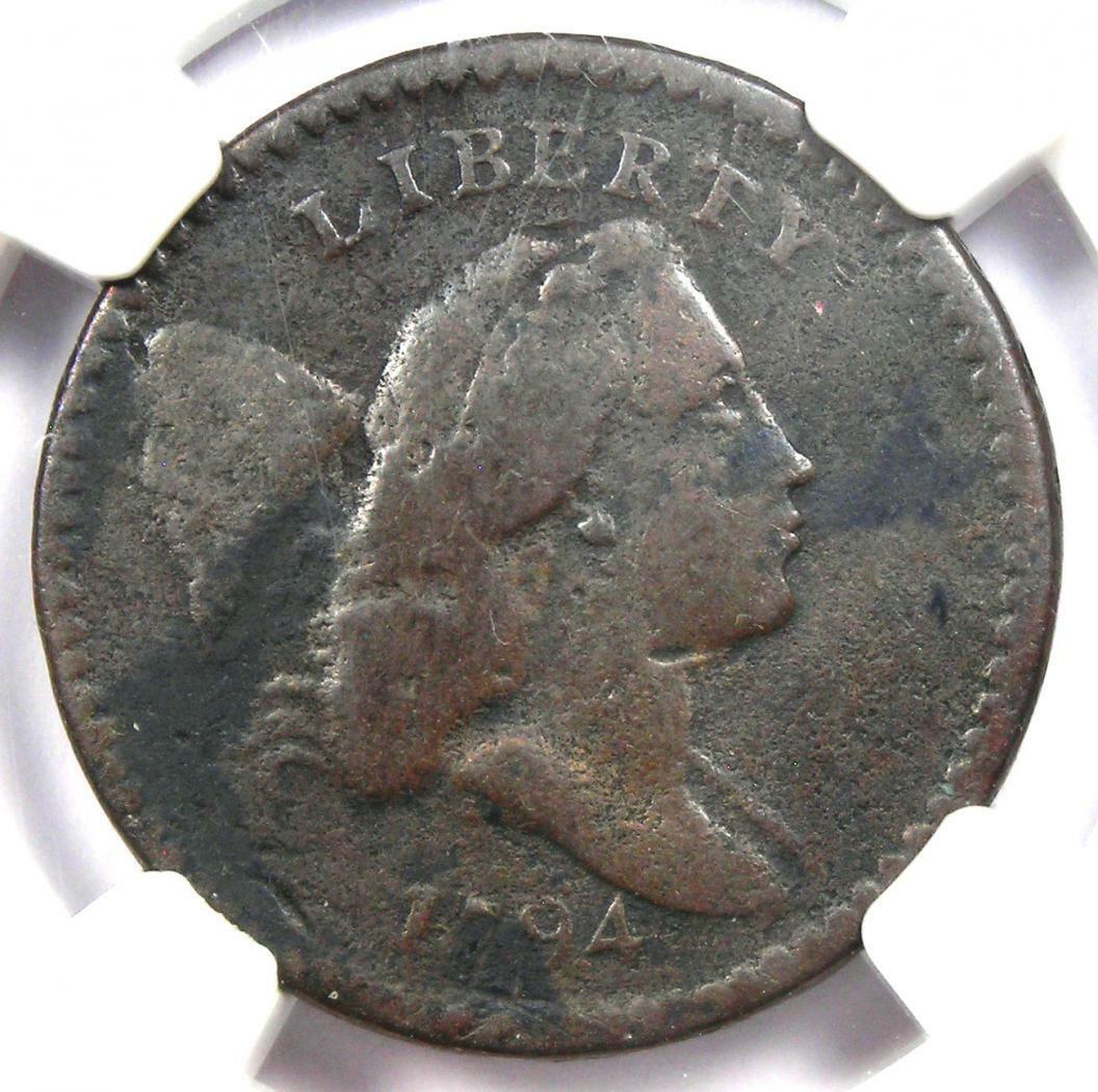 1794 Liberty Cap Flowing Hair Half Cent 1/2C - NGC G6 (Good) - Rare Coin! - Fresh Stock Dated February 2026