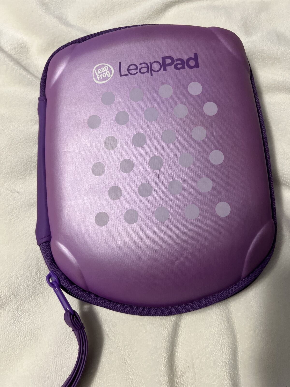 LeapFrog  LeapPad 1, 2, or 3 Explorer Carrying Case - Purple Polka Dot - Fresh Stock Dated February 2026