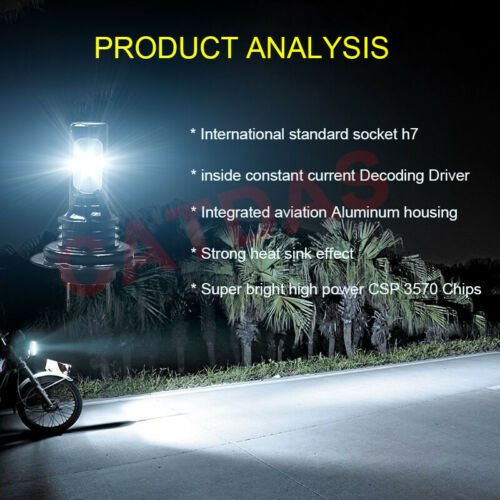 For 2011-2020 Suzuki GSXR 600 & 750 6000K LED Headlight Bulbs High Low Beam Kit - Fresh Stock Dated February 2026