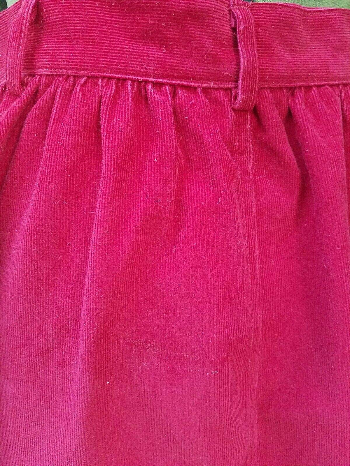 Calvin Klein Vintage 80's Skirt red Corduroy small - Fresh Stock Dated March 2026