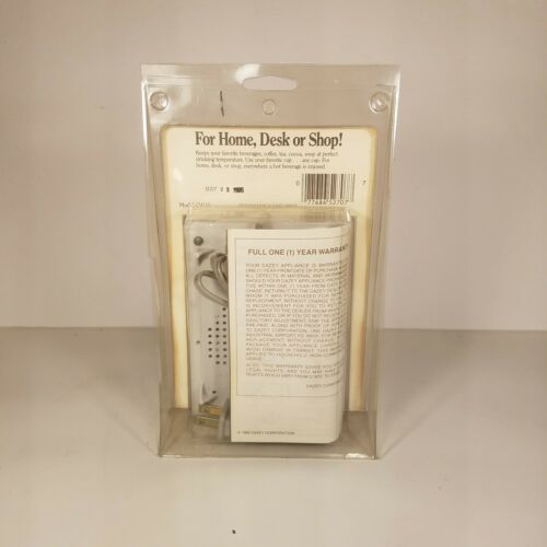 NEW Vintage Dazey 25 Watt Coffee / Tea / Soup Cup Mug Beverage Warmer CW-10 - Fresh Stock Dated February 2026