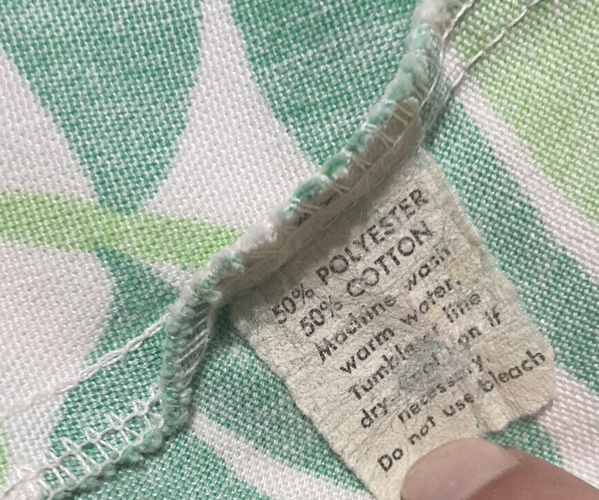 Vintage 1970s Katasha's Unusuals Birds Chicks Florals Cotton Wrap Skirt Medium - Fresh Stock Dated March 2026