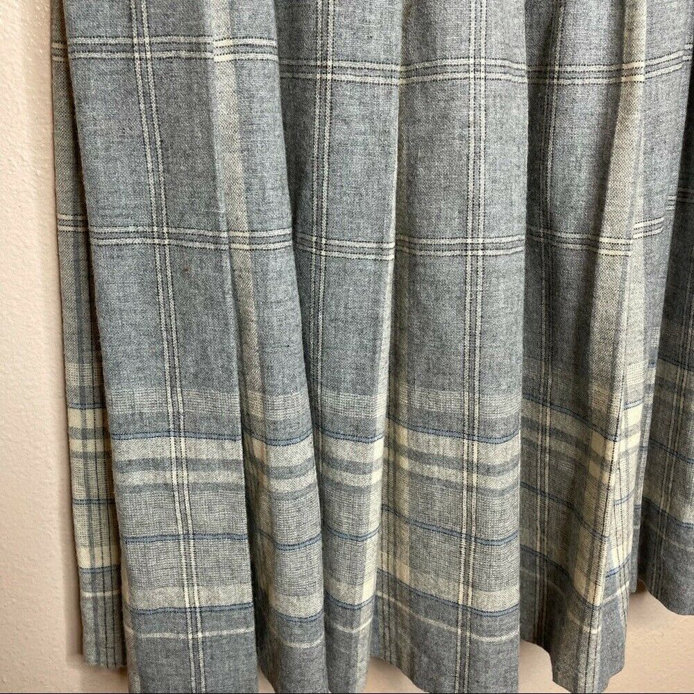 Vintage Miss Pendleton Gray Plaid Wool Skirt - Fresh Stock Dated February 2026