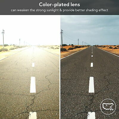 AHR RUN-M Replacement Flip Up Helmet Front Visor Solid PC Face Shield - Fresh Stock Dated February 2026