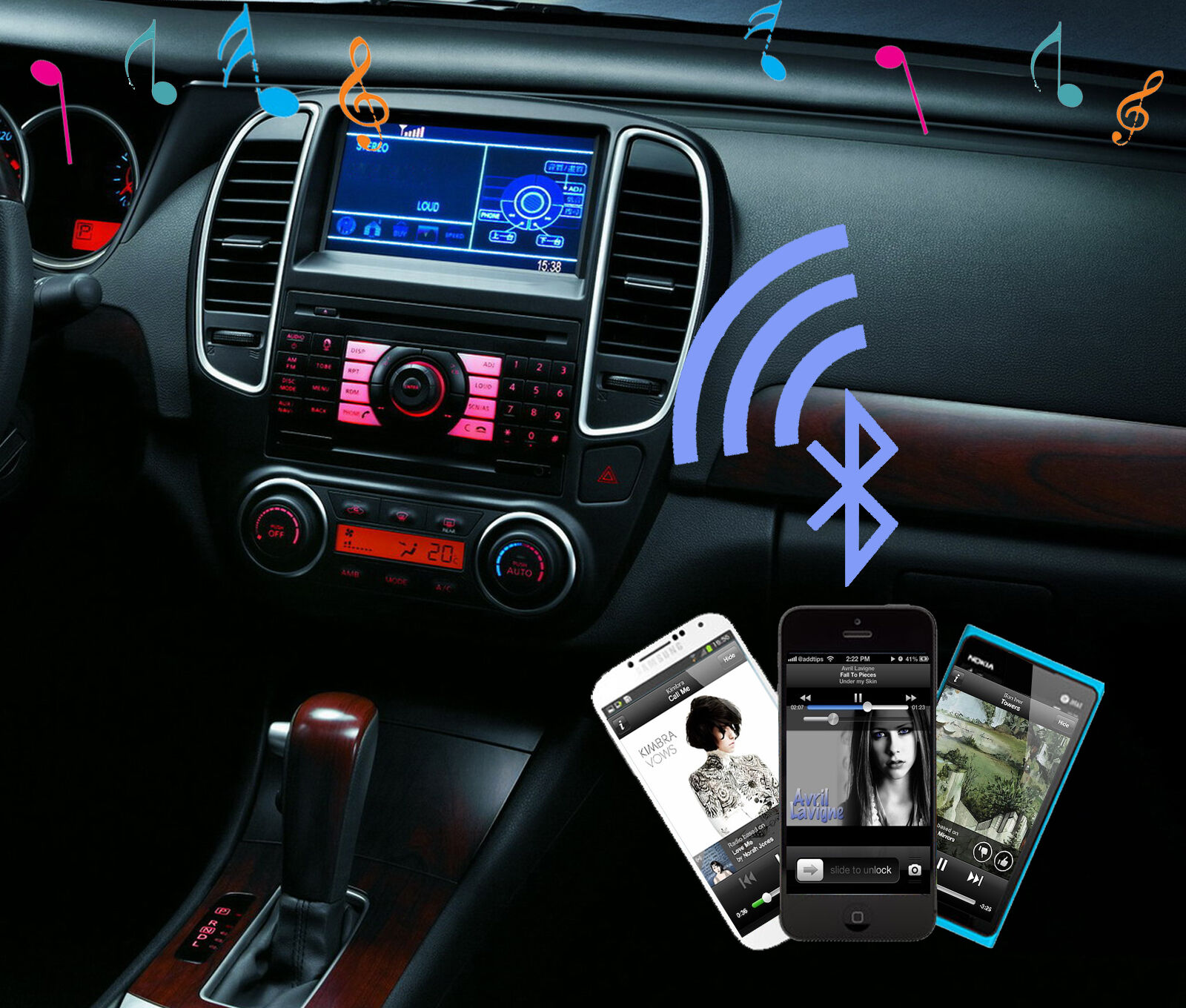 Bluetooth Adapter for Alpine Radio CDE-W203E CDE-101E CDE-101EM Audio Input 7BT - Fresh Stock Dated February 2026