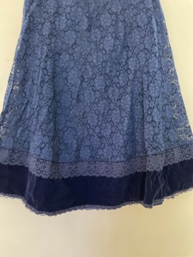 Vintage Carefree Fashions Blue Lace Skirt - Fresh Stock Dated February 2026