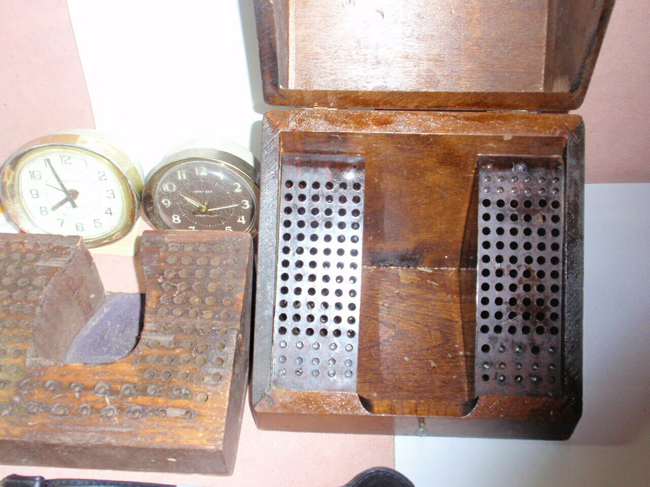 USA C&E Jewelry Tool& watch Staking Wood Box & Watch Movement case Lot #NBX JP26 - Fresh Stock Dated December 2025