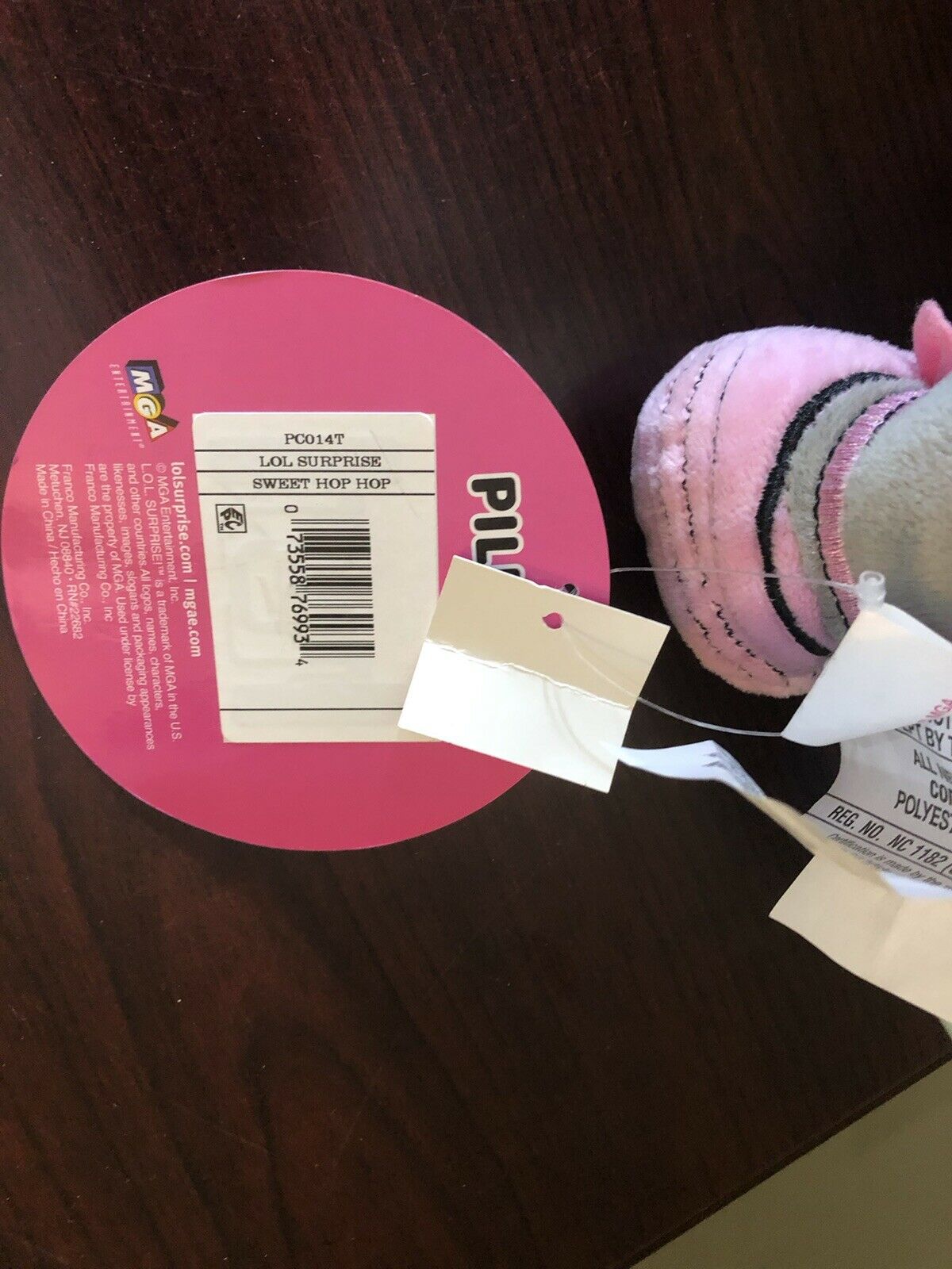 L.O.L. Surprise Sweet Hop Hop Plush Stuffed Figure New - Fresh Stock Dated February 2026