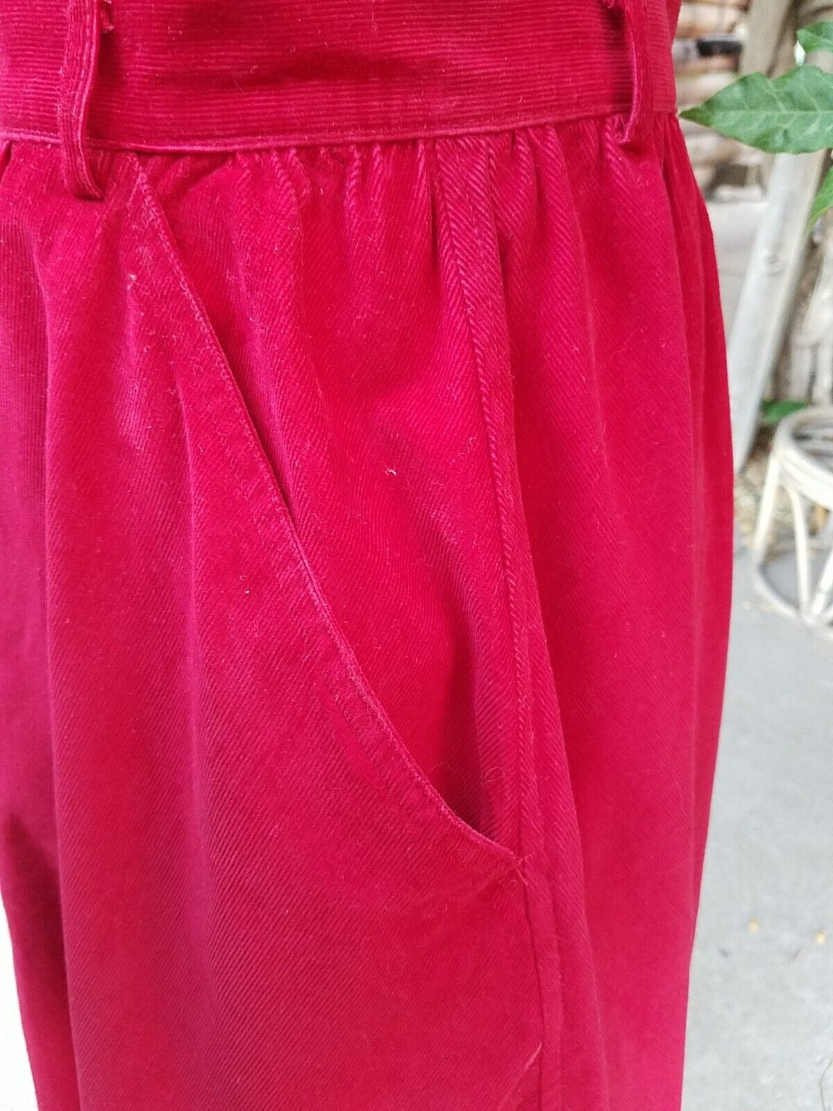 Calvin Klein Vintage 80's Skirt red Corduroy small - Fresh Stock Dated March 2026