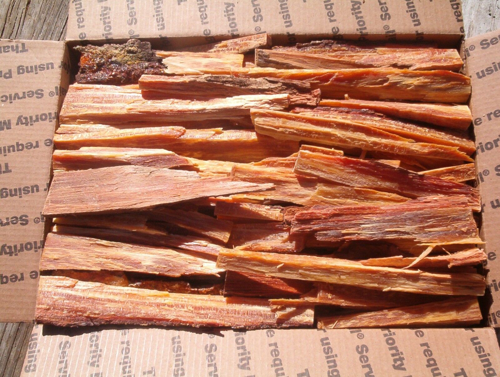 FAT LIGHTER KINDLING FIRE STARTERS FATWOOD RICH FIRE TINDER WOOD 7 lb.+ Mail Wt. - Fresh Stock Dated December 2025