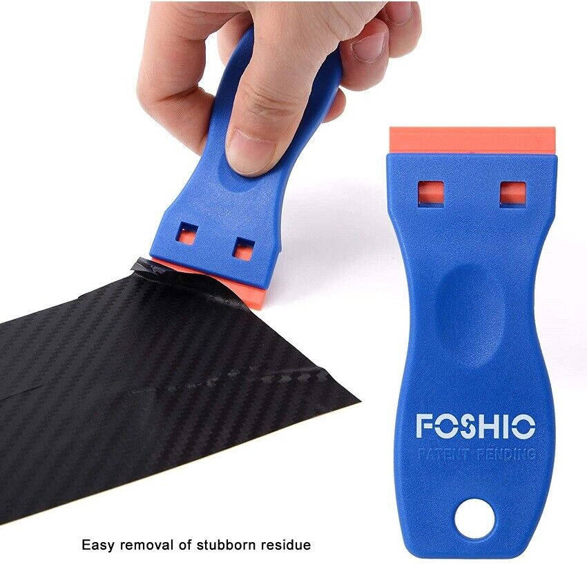 Plastic Razor Blade Scraper 2 Pcs Holding Tool 100 Pcs Double Sharp Edge Remover - Fresh Stock Dated February 2026
