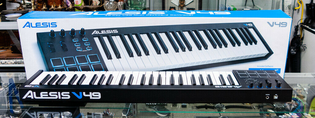 Alesis V49 Advanced 49-Key USB MIDI Keyboard Controller - Fresh Stock Dated February 2026