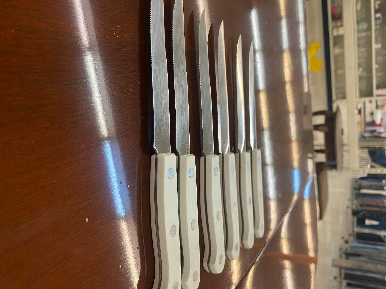6 piece Zwilling J.A. Henckels White Handle Steak Knife Set  rostfrei Holland  A - Fresh Stock Dated December 2025