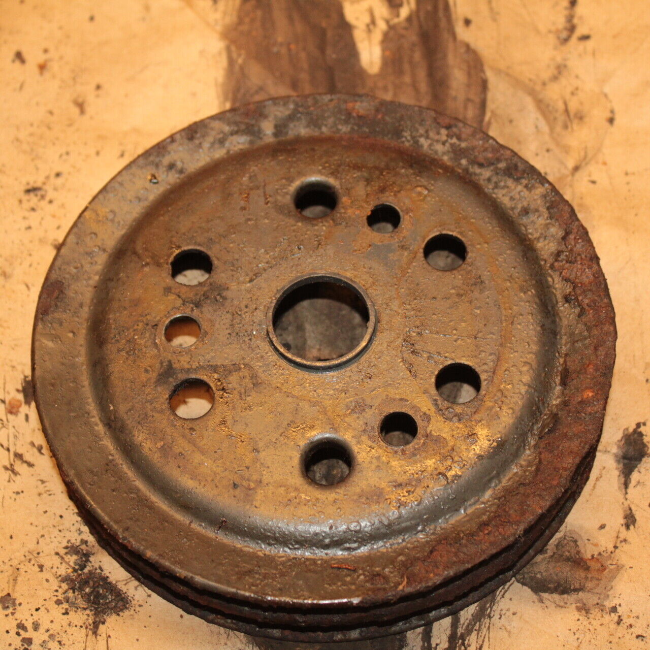 OMC Cobra 1988 5.0L 502APRGDP Engine Crankshaft Pulley - Fresh Stock Dated February 2026