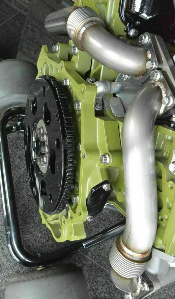 116111100 Race Exhaust Manifolds With Up-Pipes Round Shape For Compound Turbos - Fresh Stock Dated February 2026