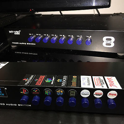 Video Game System/Console Labels for AV-HDMI Switch Boxes - Custom Labels - Fresh Stock Dated December 2025