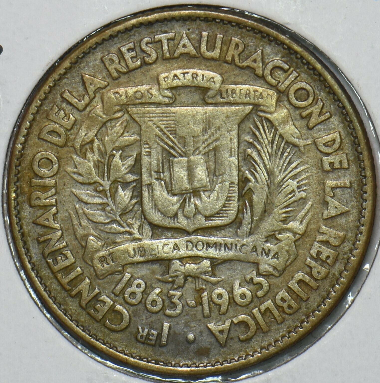 Dominican Republic 1963 25 Centavos 152466 combine shipping - Fresh Stock Dated February 2026