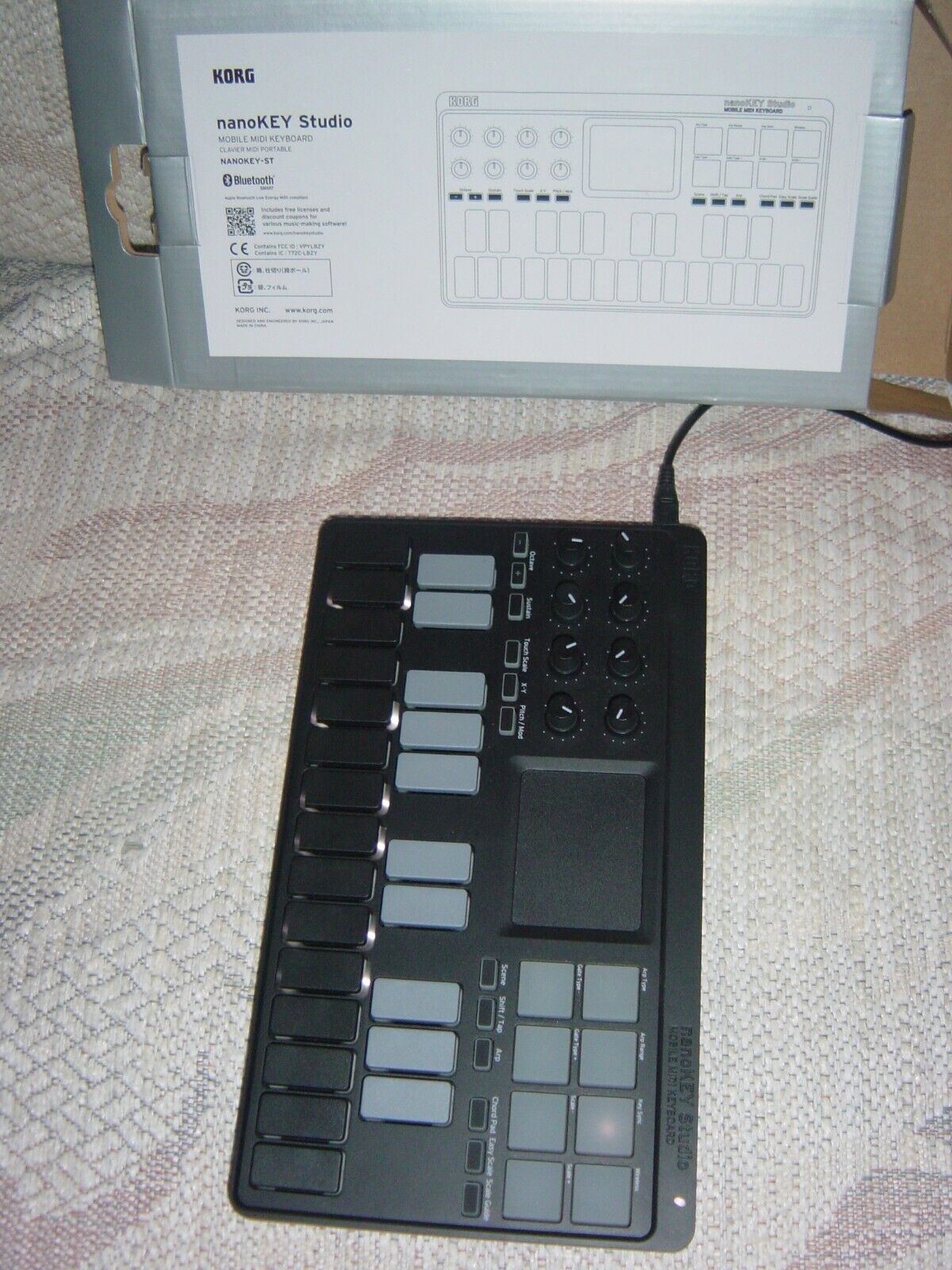 Korg nanoKEY Studio - mobile MIDI keyboard / Bluetooth Smart controller - Fresh Stock Dated February 2026